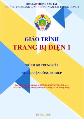 Giáo trình Trang bị điện 1 - Điện công nghiệp Trung cấp