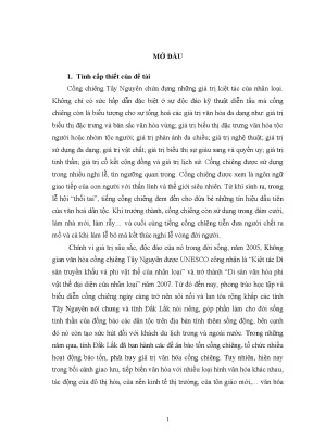 Bảo Tồn Văn Hóa Cồng Chiêng Tây Nguyên Tại Đắk Lắk