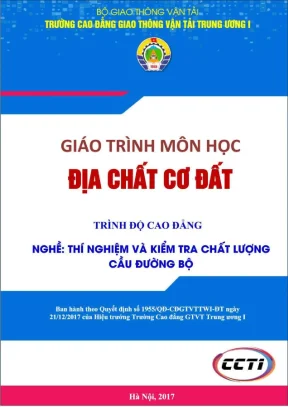 Giáo trình Địa chất Cơ đất ngành Cầu đường bộ (File PDF)