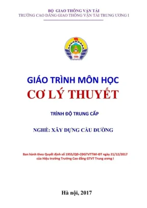 Giáo trình Cơ lý thuyết Xây dựng Cầu đường Trung cấp