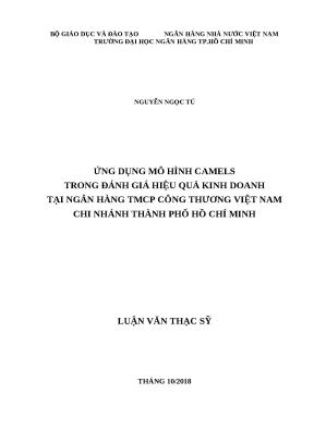 Đánh Giá Hiệu Quả Kinh Doanh Tại Ngân Hàng TMCP Công