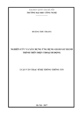 Ứng Dụng Giám Sát Hành Trình Trên Điện Thoại Di Động