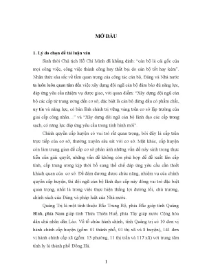 Khung Năng Lực Chủ Tịch Ủy Ban Nhân Dân Cấp Huyện Tỉnh