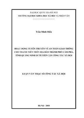Tuyên Truyền An Toàn Giao Thông Cho Thanh Niên Tại Cẩm