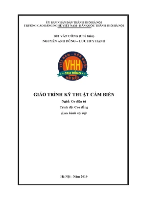Giáo Trình Kỹ Thuật Cảm Biến Cơ Điện Tử Cao Đẳng