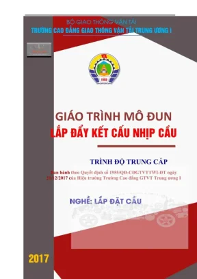 Giáo trình Lắp Đẩy Kết Cấu Nhịp Cầu (Chuẩn Trung Cấp)