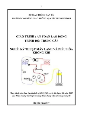 Giáo trình an toàn lao động máy lạnh và điều hòa không khí
