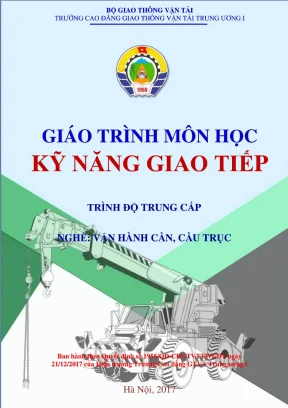 Giáo trình kỹ năng giao tiếp nghề vận hành cẩu trục