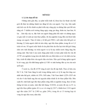 Quản lý an toàn thực phẩm nông lâm thủy sản tại Quảng Ngãi