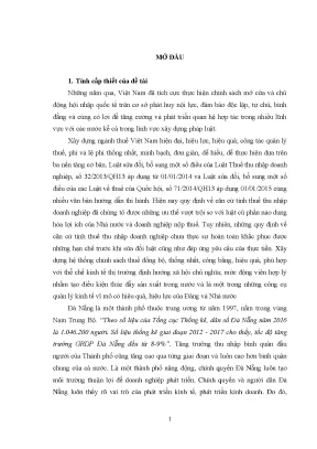 Căn cứ tính thuế thu nhập doanh nghiệp tại Đà Nẵng: Thực