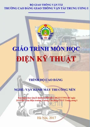 Giáo trình Điện Kỹ Thuật nghề Vận hành máy thi công nền