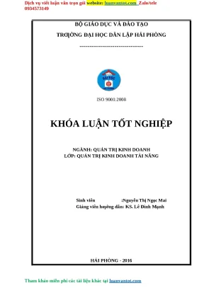 Giải pháp phát triển marketing cho Công ty TNHH Tư vấn