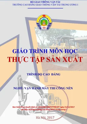 Giáo trình Vận hành Máy thi công nền (Trình độ Cao đẳng)