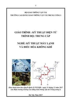 Giáo trình Kỹ thuật Điện tử cho ngành Điện lạnh Trung cấp