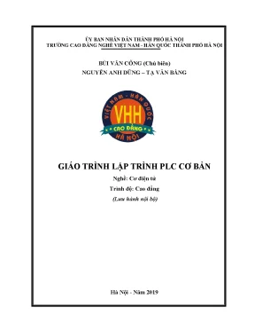 Giáo Trình Lập Trình PLC Cơ Bản Dành Cho Sinh Viên Cơ 