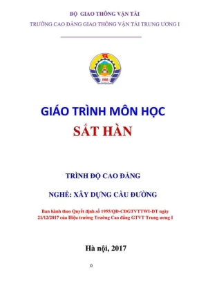 Giáo trình Sắt Hàn Xây dựng Cầu đường (Hệ Cao đẳng)