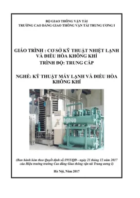 Giáo trình Nhiệt lạnh & ĐHKK (Trình độ Trung cấp)