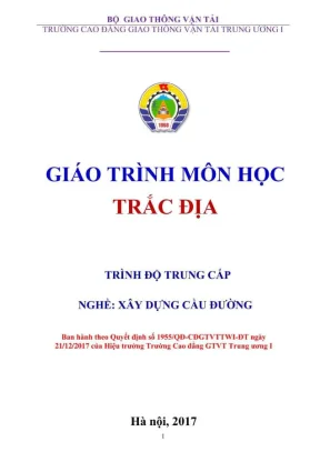 Giáo trình Trắc địa Xây dựng Cầu đường (Hệ Trung cấp)