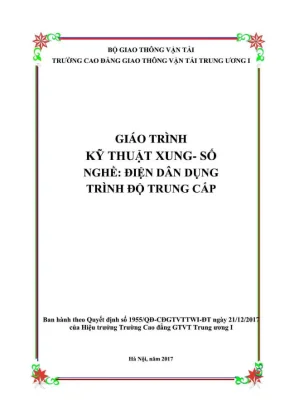 Giáo trình Kỹ thuật Xung Số: Nghề Điện Dân Dụng Trung cấp