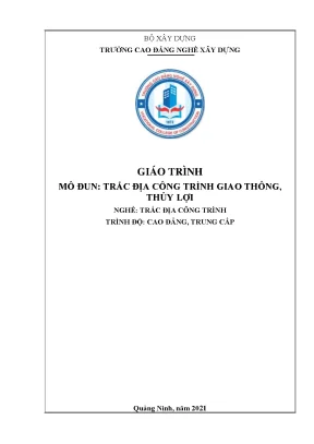 Giáo Trình Trắc Địa Công Trình Giao Thông và Thủy Lợi
