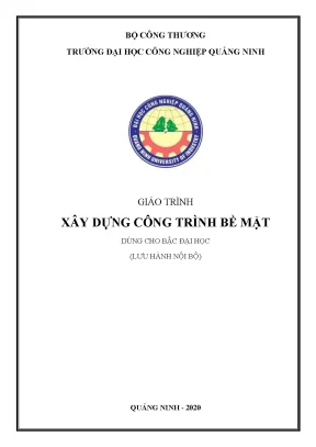 Giáo Trình Xây Dựng Công Trình Bề Mặt Dành Cho Sinh Viên 