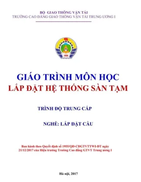 Giáo trình Lắp đặt sàn tạm | Nghề Lắp đặt cầu Trung cấp