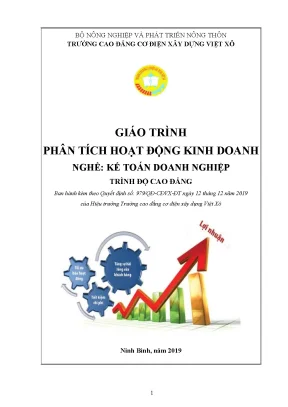 Giáo Trình Phân Tích Hoạt Động Kinh Doanh Nghề Kế Toán