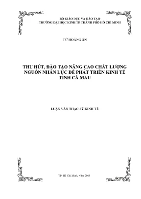 Nâng cao chất lượng nguồn nhân lực để phát triển kinh tế
