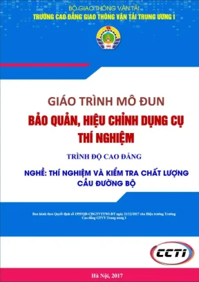 Giáo trình hiệu chỉnh dụng cụ thí nghiệm cầu đường bộ