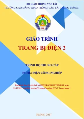 Giáo trình Trang bị điện 2 - Nghề Điện công nghiệp (PDF)