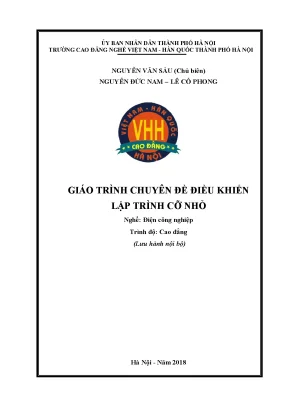 Giáo Trình Điều Khiển Lập Trình Cỡ Nhỏ Nghề Điện Công Nghiệp