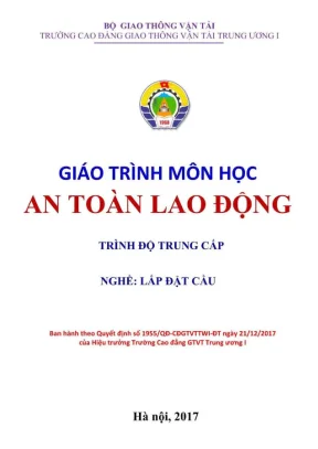 Giáo trình An toàn Lao động nghề Lắp đặt cầu Trung cấp