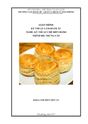 Giáo Trình Kỹ Thuật Làm Bánh Âu Trung Cấp