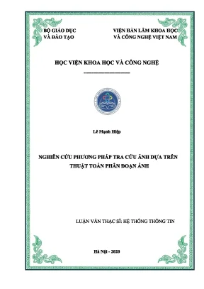Tra cứu ảnh bằng phân đoạn ảnh: Luận văn Thạc sĩ