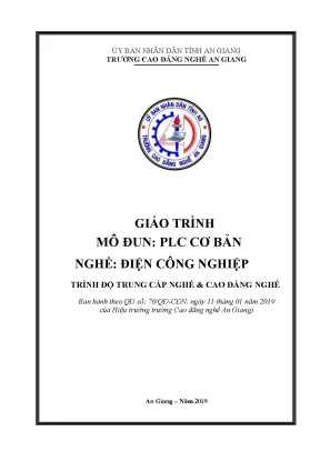 Giáo Trình PLC Căn Bản Cho Nghề Điện Công Nghiệp