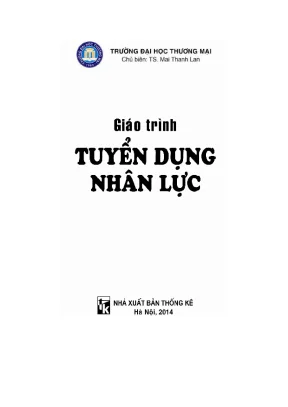 Giáo Trình Tuyển Dụng Nhân Lực Hiện Đại