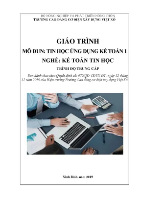 Giáo Trình Tin Học Ứng Dụng Kế Toán Trung Cấp