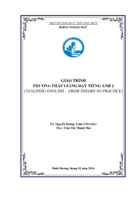 Giáo Trình Phương Pháp Giảng Dạy Tiếng Anh Hiện Đại