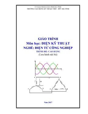 Giáo Trình Điện Kỹ Thuật Cao Đẳng Ngành Điện Tử Công Nghiệp