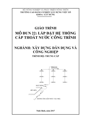 Hướng Dẫn Lắp Đặt Hệ Thống Cấp Thoát Nước Trong Xây Dựng 