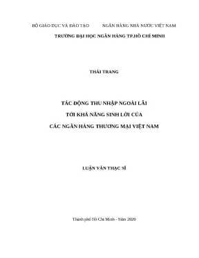 Tác động của thu nhập ngoài lãi đến lợi nhuận của ngân