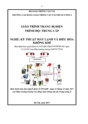 Giáo trình Trang bị Điện: Kỹ thuật Máy lạnh & Điều hòa