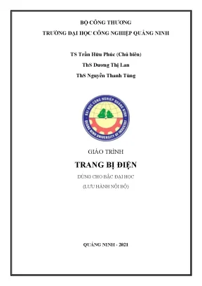 Giáo Trình Trang Bị Điện Dành Cho Sinh Viên Đại Học