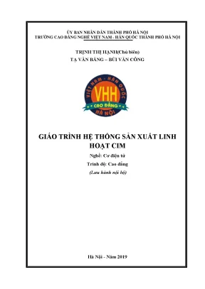 Giáo Trình Hệ Thống Sản Xuất Linh Hoạt CIM cho Nghề Cơ 