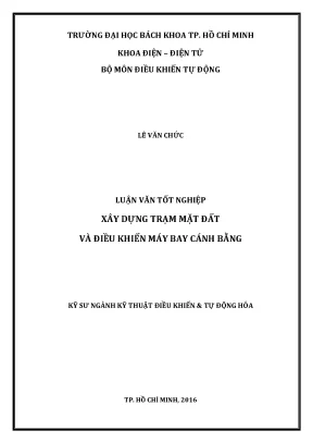 Xây Dựng Trạm Mặt Đất và Điều Khiển Máy Bay Cánh Bằng