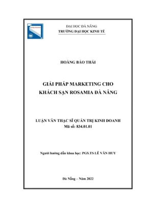 Marketing khách sạn Rosamia Đà Nẵng: Giải pháp & Phân tích