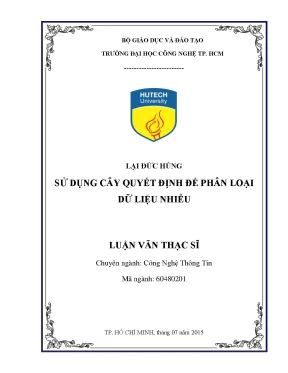 Phân loại dữ liệu nhiễu bằng cây quyết định trong công