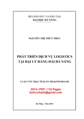 Luận văn: Phát triển dịch vụ Logistics tại Đà Nẵng