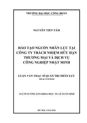Thực trạng và giải pháp đào tạo nhân lực tại Nhật Minh