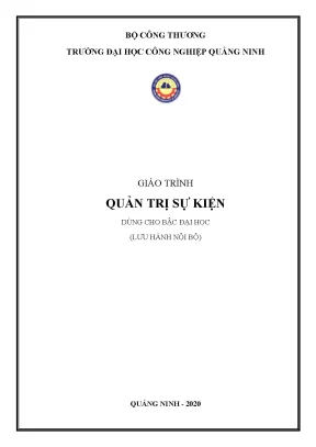 Giáo Trình Quản Trị Sự Kiện: Hướng Dẫn Toàn Diện Cho 